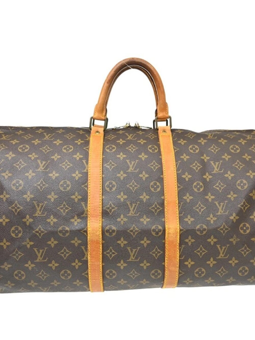 Best06 LOUIS VUITTON KEEPALL 55 TRAVEL HANDBAG MONOGRAM M41424 BQ01136